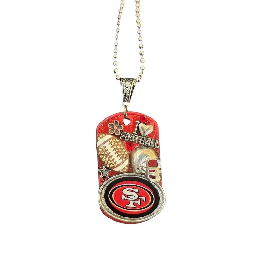 Handmade 49ers Dogtag